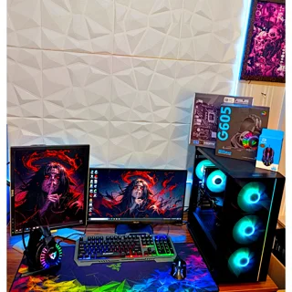 سیستم گیمینگ i3 12100f با ۱۶ گیگ رم و rx580